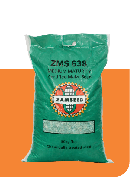 ZMS 638 certified seed maize bag